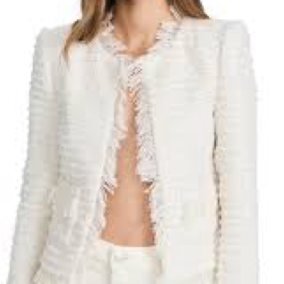 L’Agence Angelina blazer, ivory, size 8 - Picture 1 of 6